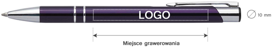 Długopisy znakowane laserowo